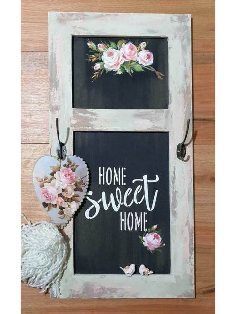 Pizarra Vintage con Flores