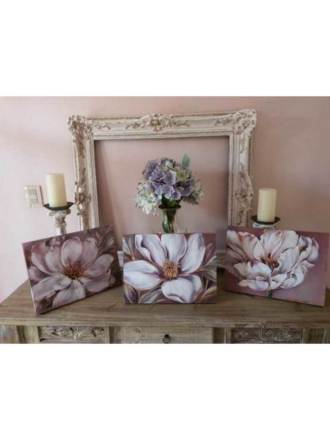Serie de 3 Flores Blancas