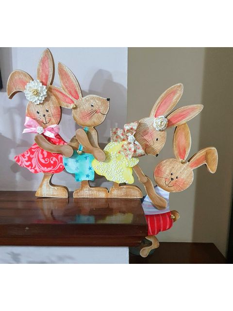 Familia Conejín 4 Conejos (Clase + Kit)